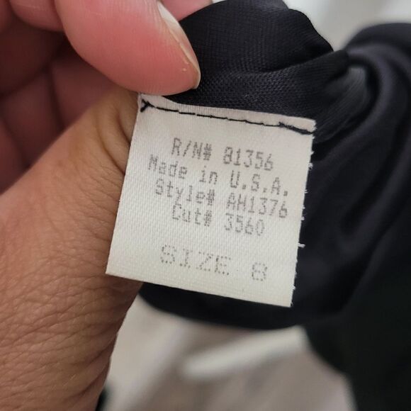 Vintage Andrea polizzi for Rex Lester black midi dress - Picture 4 of 9